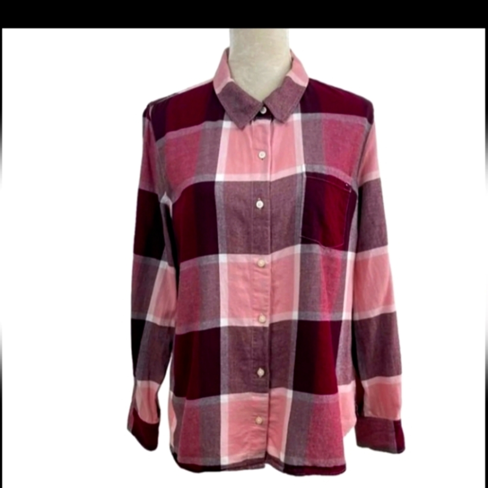 Tommy Hilfiger Plaid Button Up Shirt